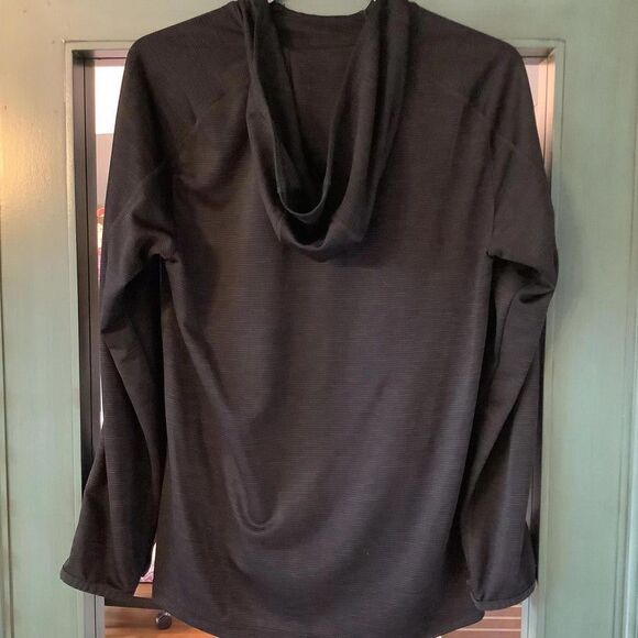 IU Dark Black Long Sleeve Hoodie - Unity & Peace Design - Picture 4 of 7